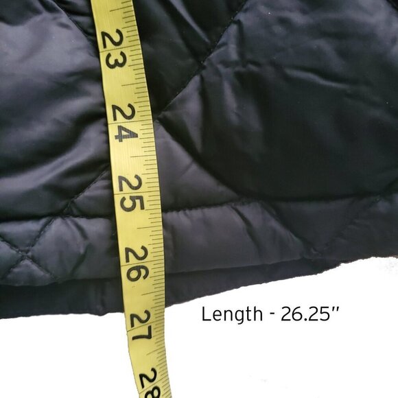 DKNY Down filled Black Puffer Jacket with Zipper Pockets Lightweight Size XL - Picture 10 of 15